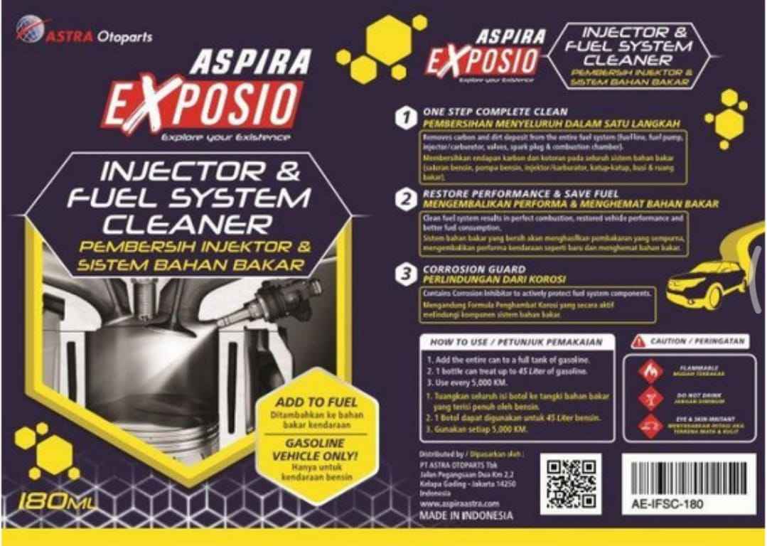 Clean Exploris Injection Filter Injector Cleaner & Fuel System Cleaner Exposio